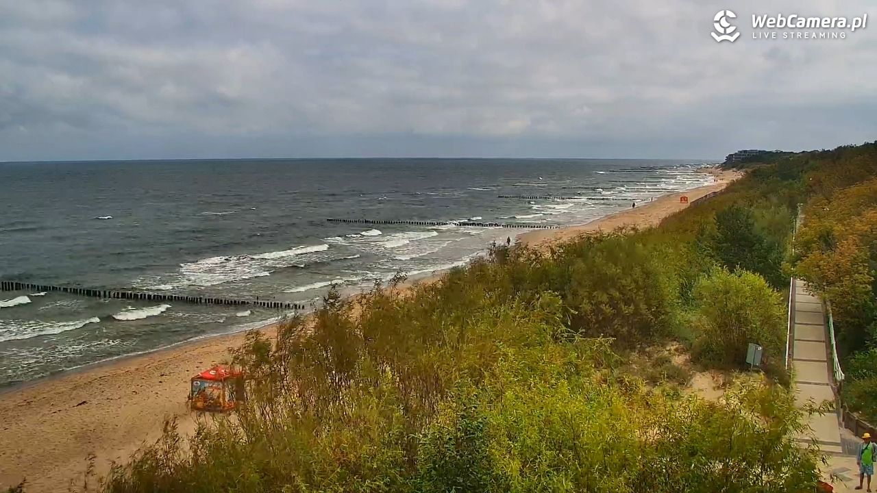 DZIWNÓW  - widok na plażę - 24 lipiec 2026, 10:42