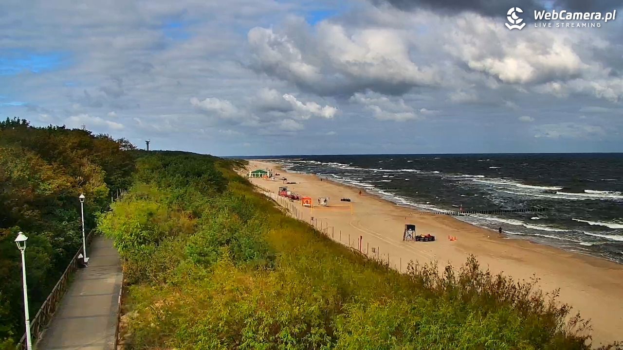 DZIWNÓW  - widok na plażę - 07 sierpień 2026, 09:05