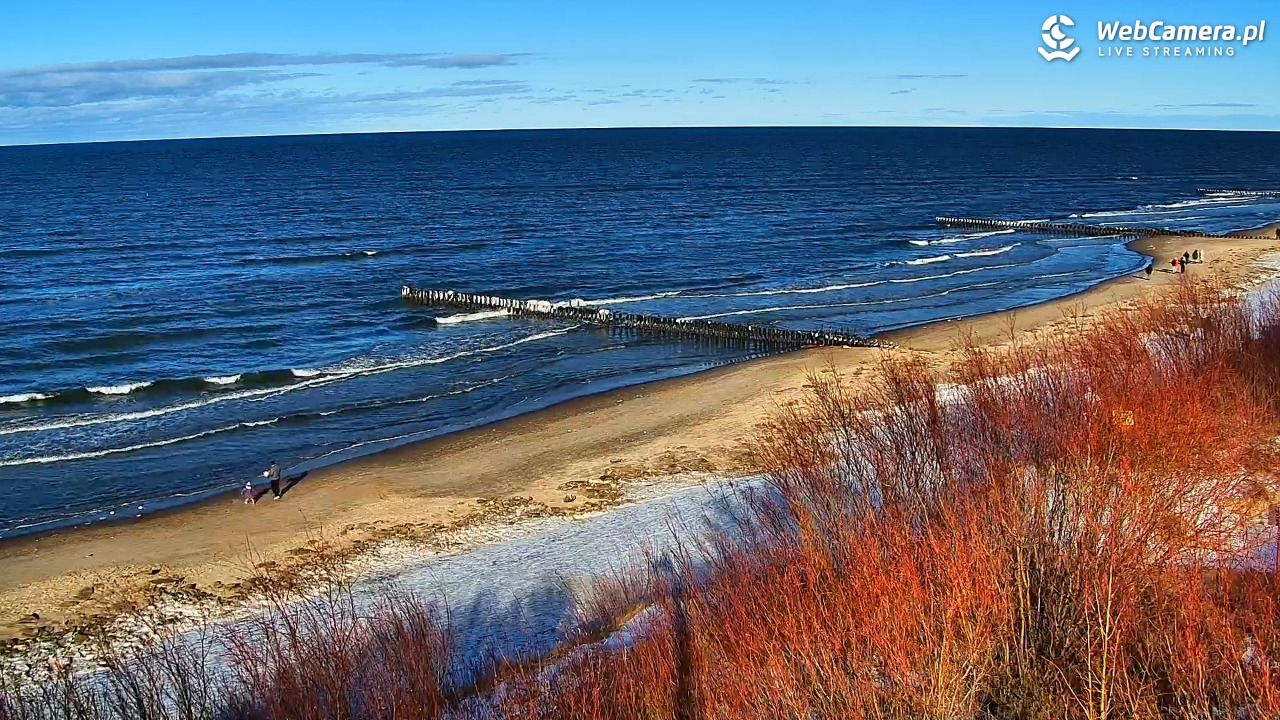 DZIWNÓW  - widok na plażę - 15 luty 2026, 14:11