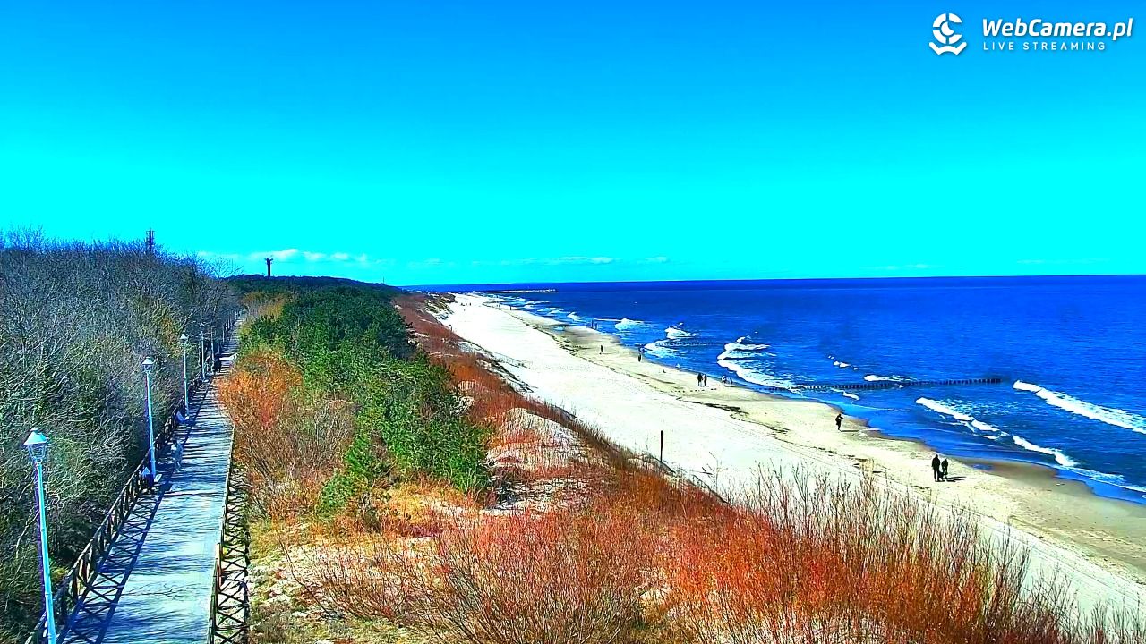 DZIWNÓW  - widok na plażę - 08 kwiecień 2026, 12:17