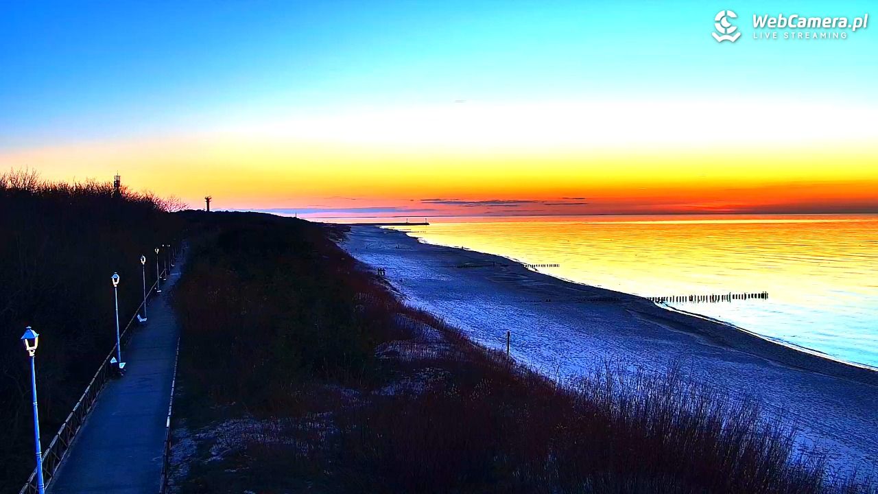 DZIWNÓW  - widok na plażę - 01 kwiecień 2026, 19:46