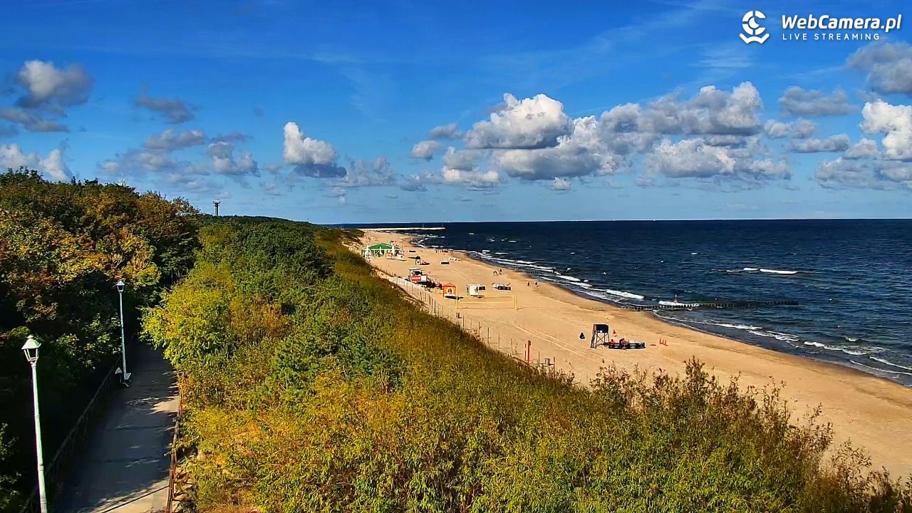 DZIWNÓW  - widok na plażę - 08 sierpień 2026, 09:10