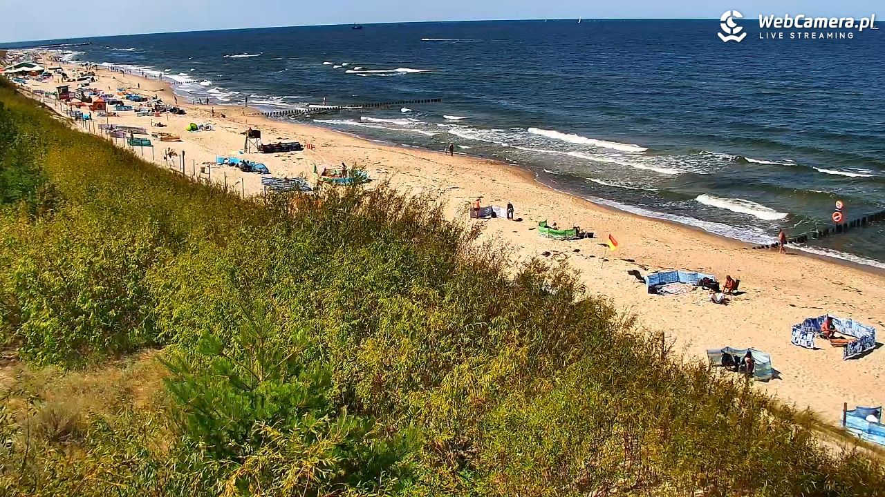 DZIWNÓW  - widok na plażę - 24 lipiec 2026, 13:41