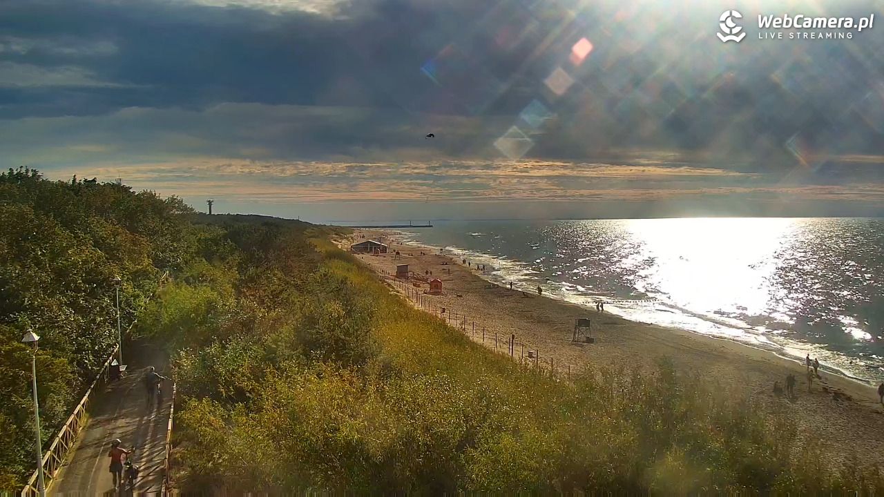 DZIWNÓW  - widok na plażę - 10 lipiec 2026, 18:49