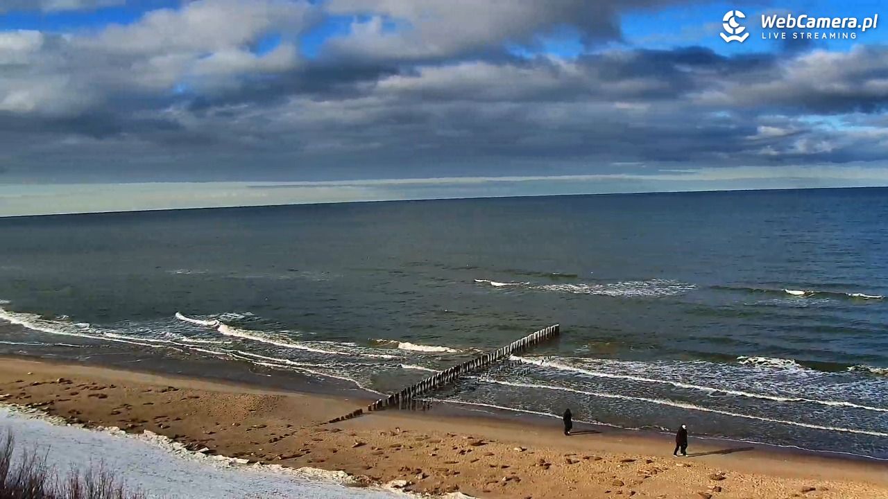 DZIWNÓW  - widok na plażę - 15 luty 2026, 13:17