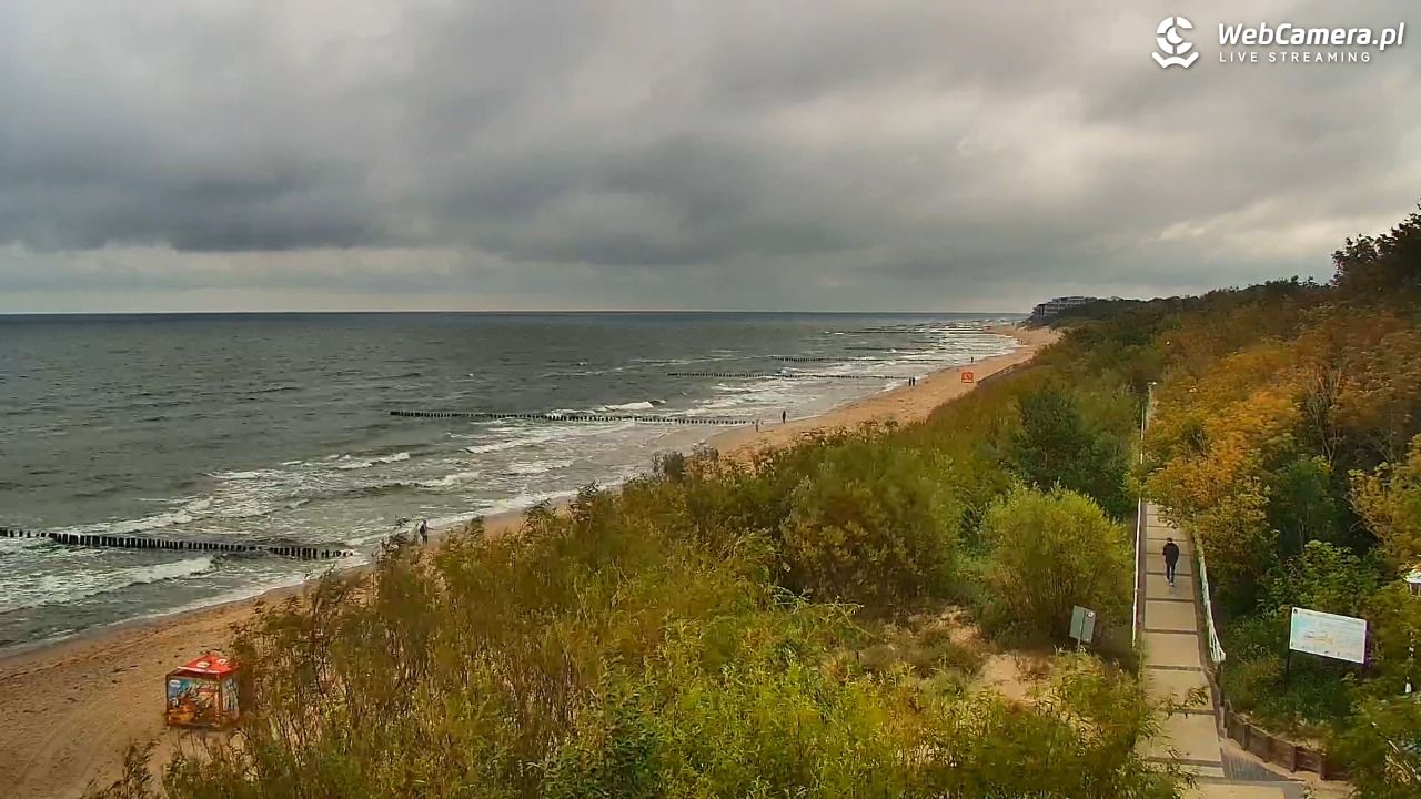DZIWNÓW  - widok na plażę - 24 lipiec 2026, 08:46