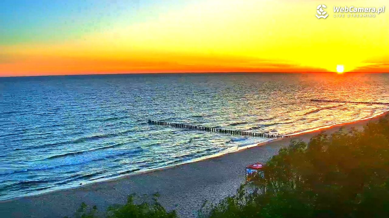 DZIWNÓW  - widok na plażę - 26 czerwiec 2026, 04:30