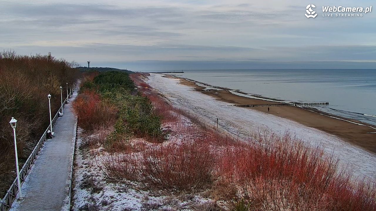 DZIWNÓW  - widok na plażę - 15 styczeń 2026, 09:52