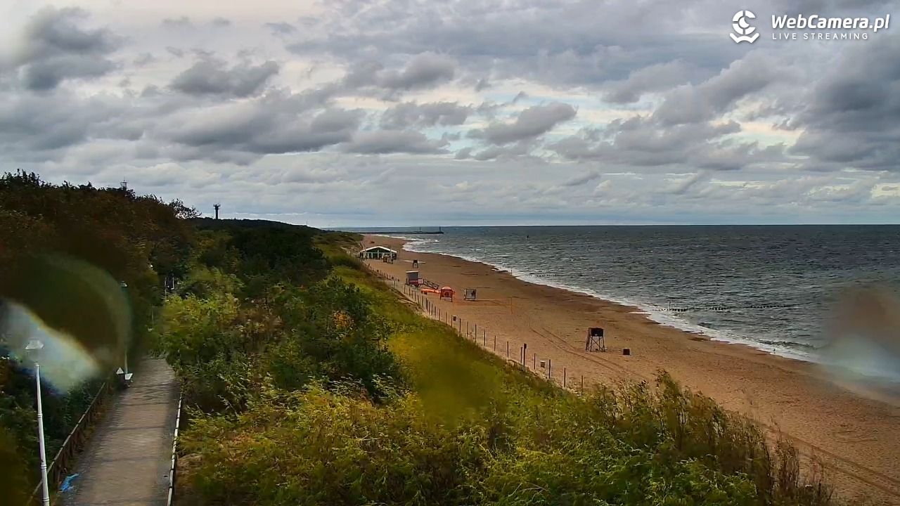 DZIWNÓW  - widok na plażę - 22 sierpień 2026, 07:48