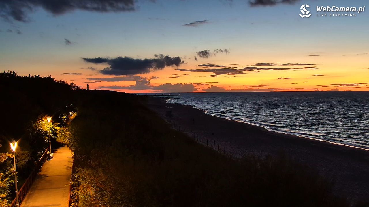 DZIWNÓW  - widok na plażę - 16 wresień 2026, 19:55