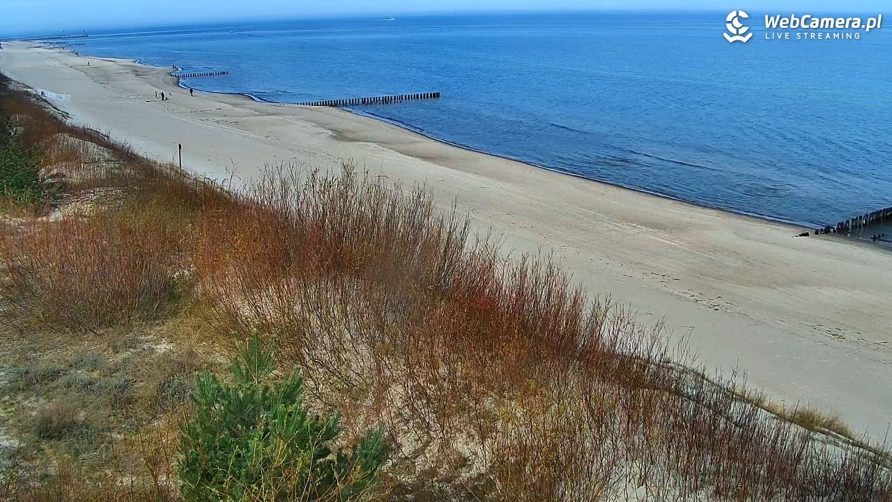DZIWNÓW  - widok na plażę - 18 kwiecień 2026, 10:45