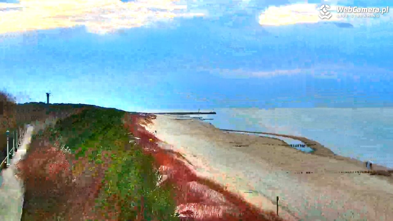 DZIWNÓW  - widok na plażę - 11 marzec 2026, 17:25