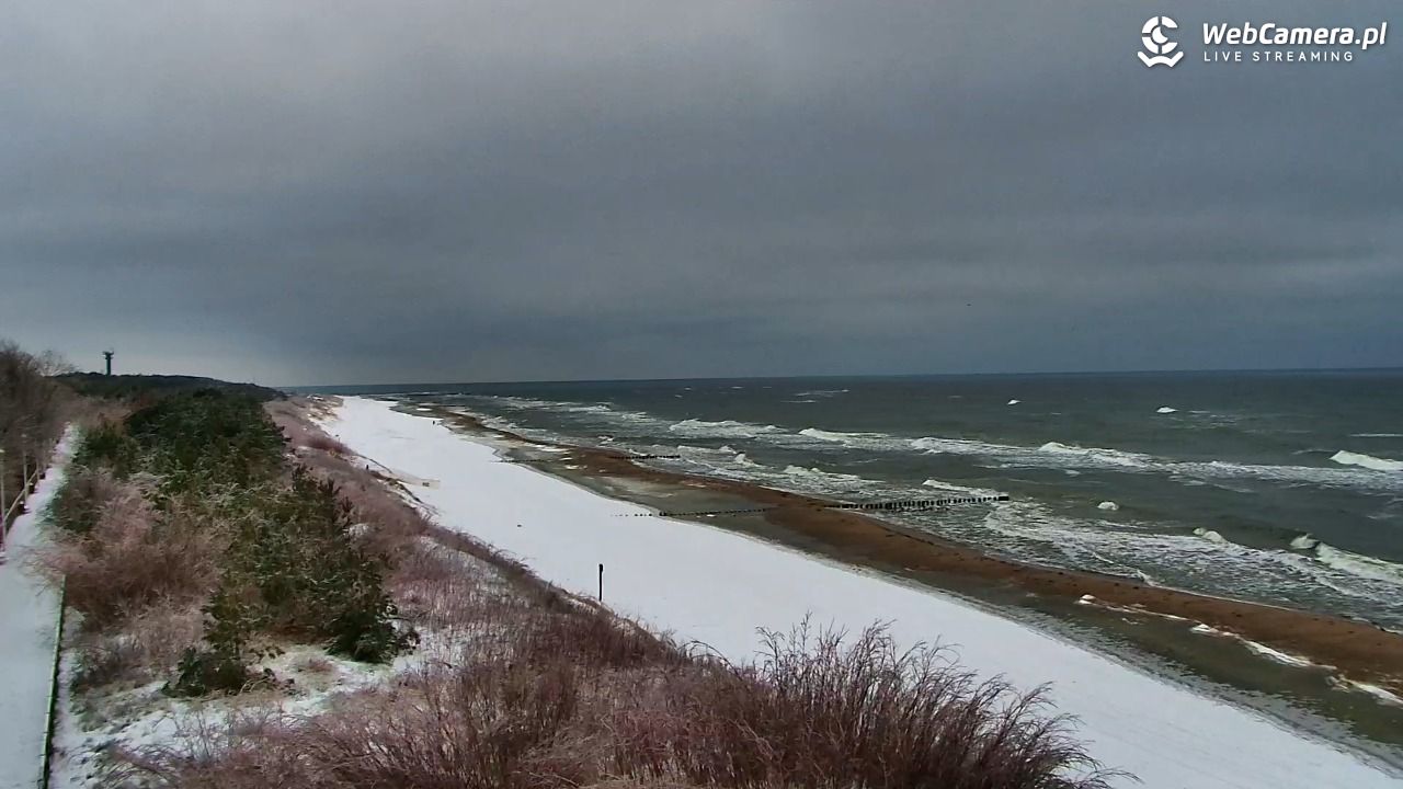 DZIWNÓW  - widok na plażę - 29 styczeń 2026, 09:09