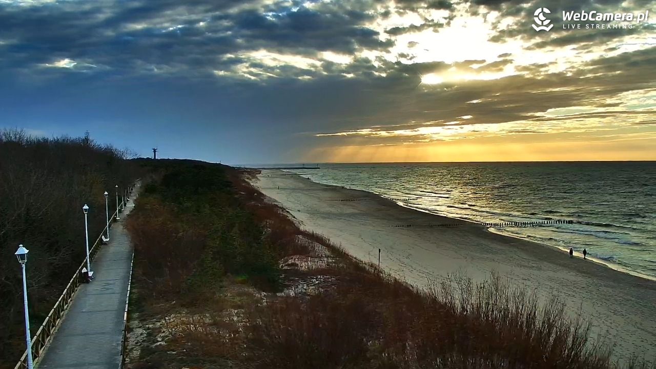 DZIWNÓW  - widok na plażę - 05 kwiecień 2026, 18:54