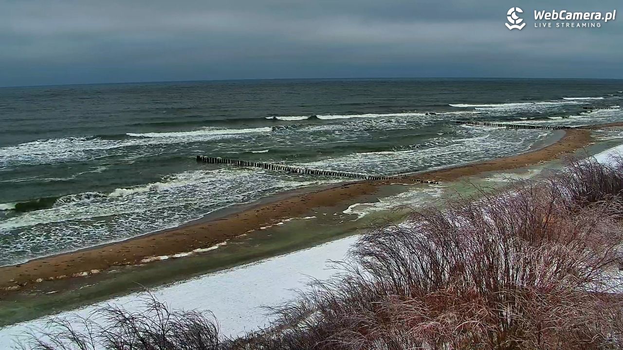 DZIWNÓW  - widok na plażę - 29 styczeń 2026, 08:55