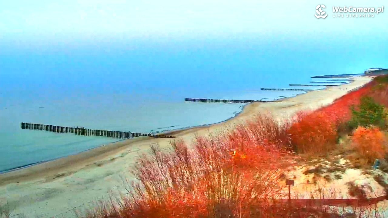 DZIWNÓW  - widok na plażę - 09 marzec 2026, 17:52