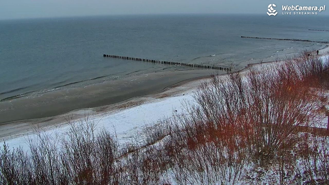 DZIWNÓW  - widok na plażę - 06 styczeń 2026, 09:40