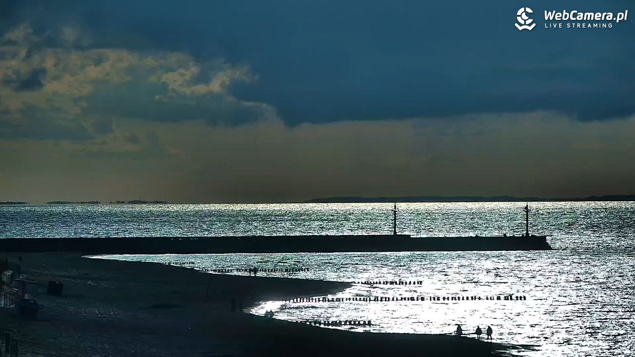 DZIWNÓW  - widok na plażę - 14 wresień 2025, 18:08