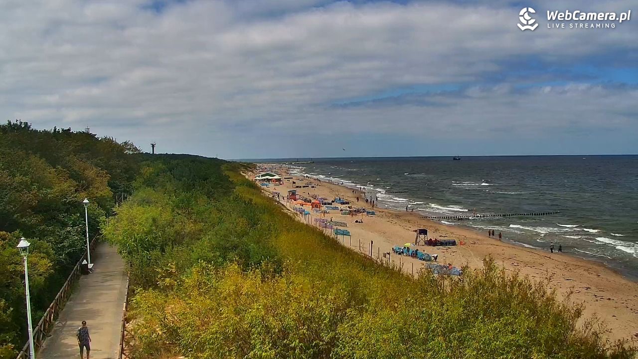 DZIWNÓW  - widok na plażę - 24 lipiec 2026, 12:23