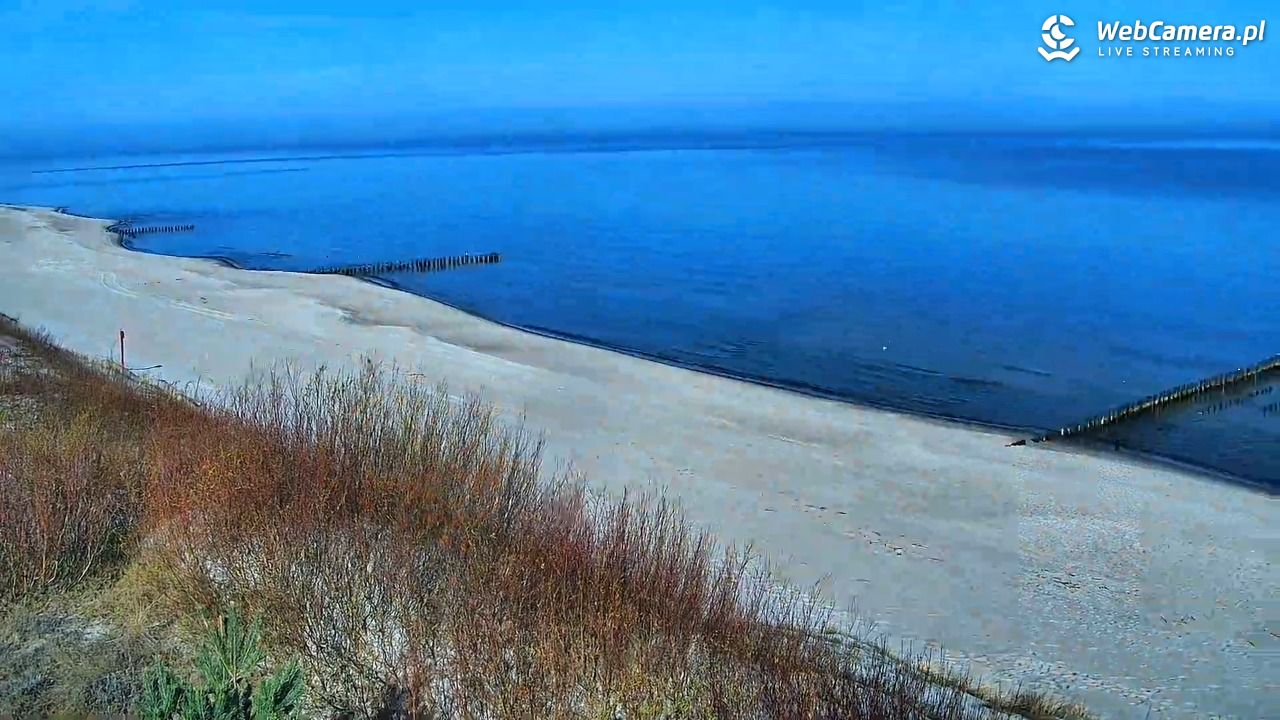 DZIWNÓW  - widok na plażę - 18 kwiecień 2026, 09:05