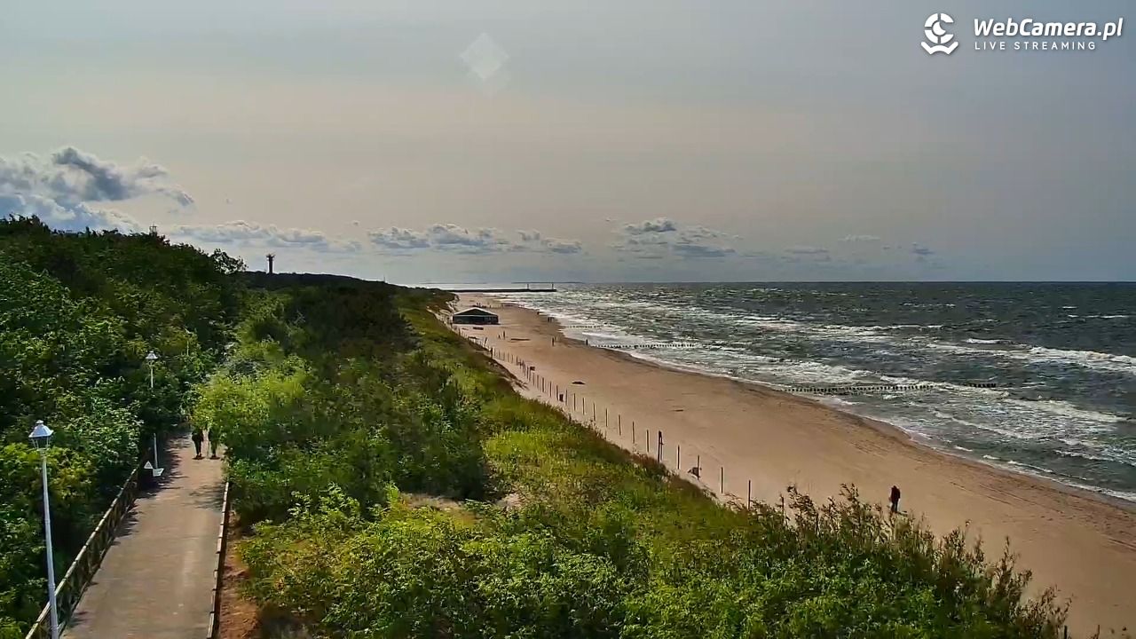 DZIWNÓW  - widok na plażę - 09 czerwiec 2025, 16:00