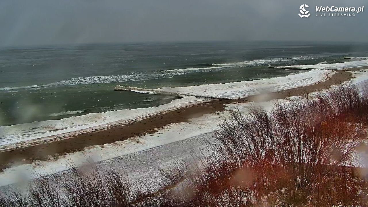 DZIWNÓW  - widok na plażę - 05 luty 2026, 13:40
