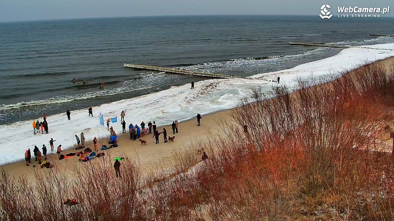 DZIWNÓW  - widok na plażę - 25 styczeń 2026, 12:13