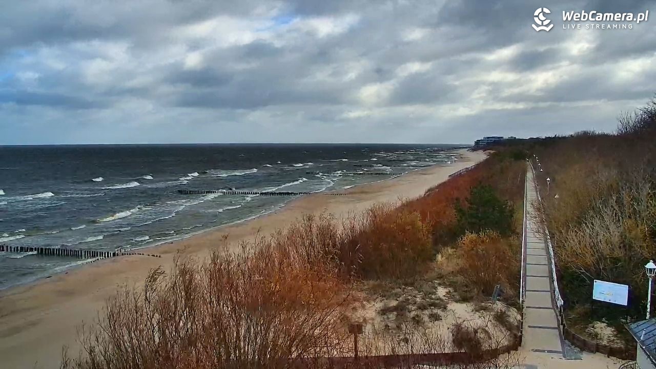 DZIWNÓW  - widok na plażę - 06 kwiecień 2026, 09:18