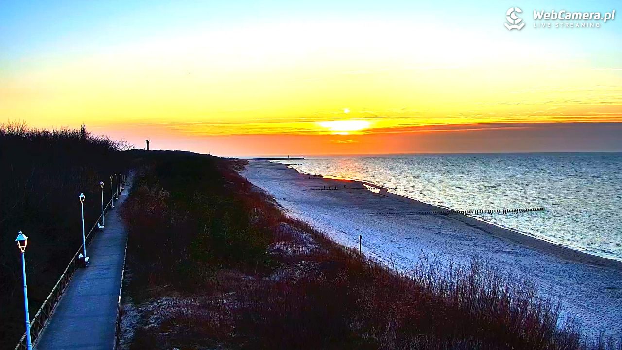 DZIWNÓW  - widok na plażę - 17 marzec 2026, 17:56