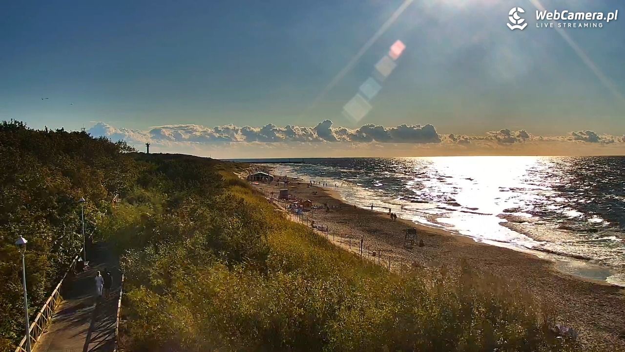 DZIWNÓW  - widok na plażę - 23 lipiec 2026, 18:48