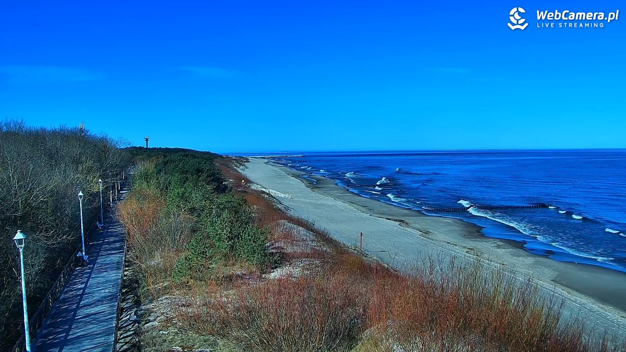 DZIWNÓW  - widok na plażę - 08 kwiecień 2026, 09:28