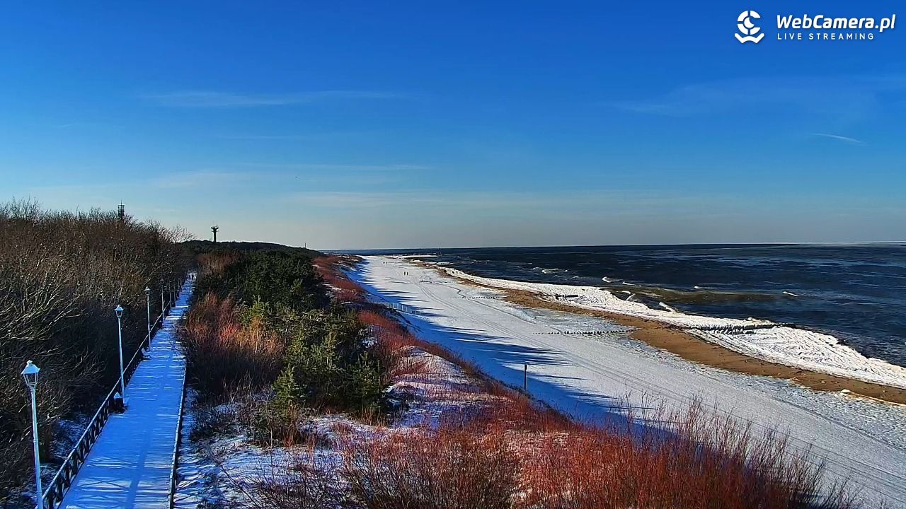 DZIWNÓW  - widok na plażę - 02 luty 2026, 12:25