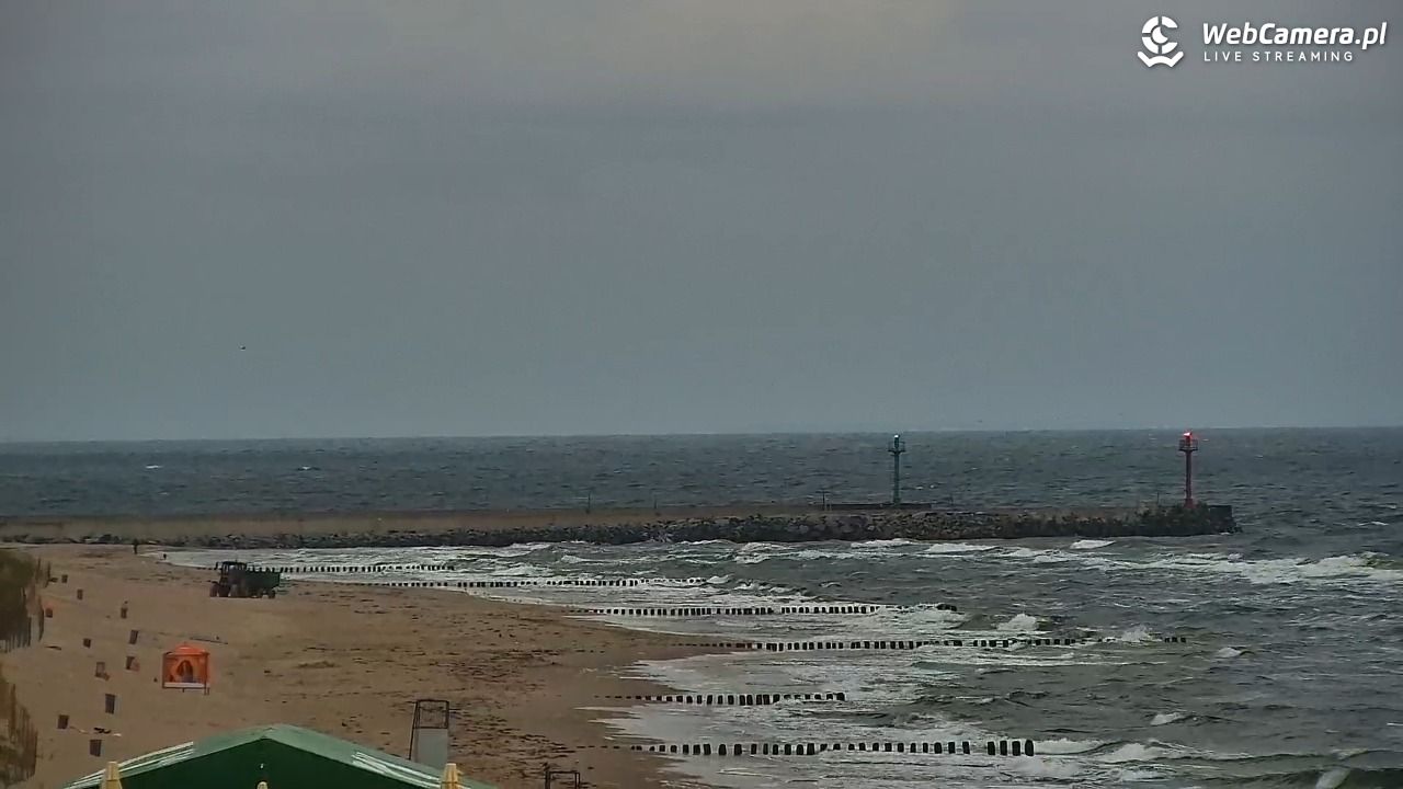 DZIWNÓW  - widok na plażę - 24 lipiec 2026, 06:23