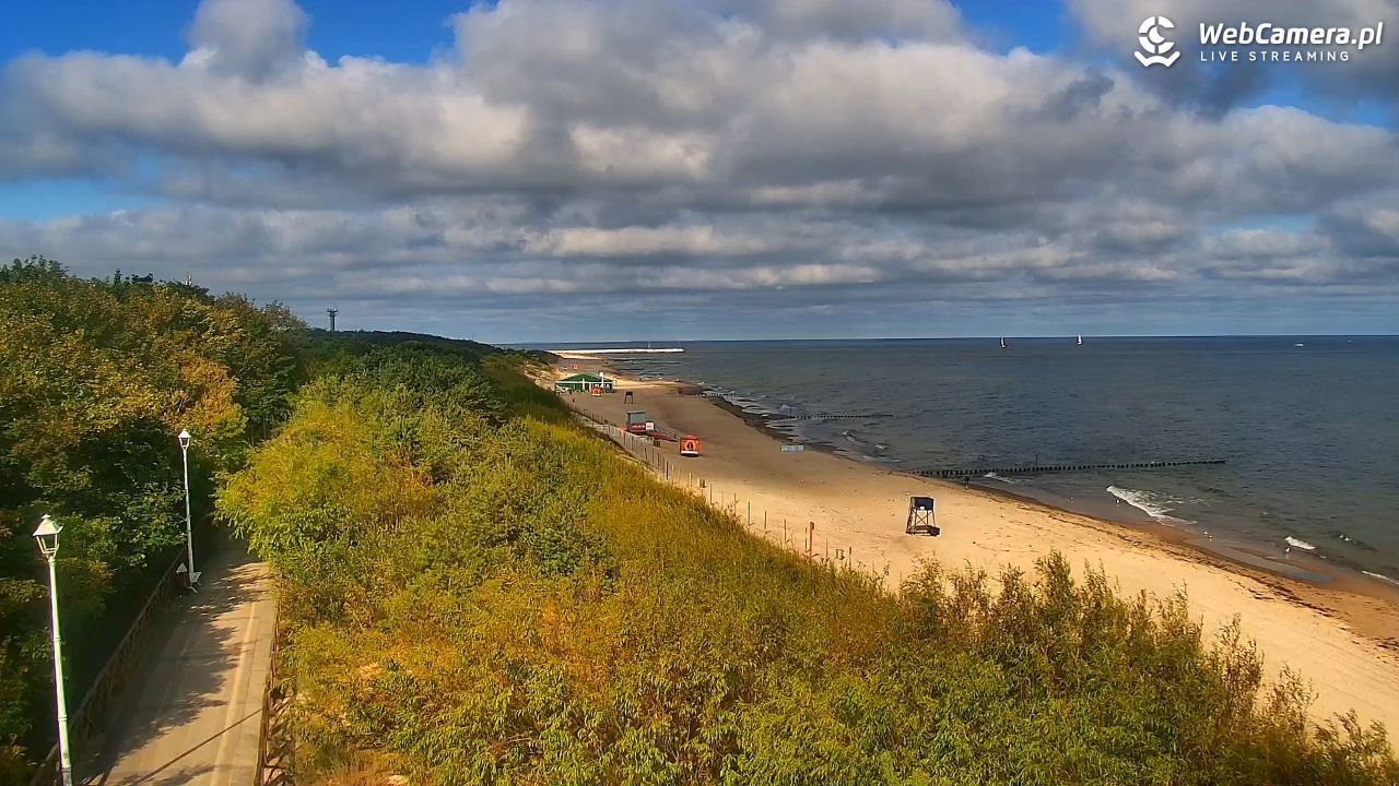 DZIWNÓW  - widok na plażę - 11 lipiec 2026, 08:25