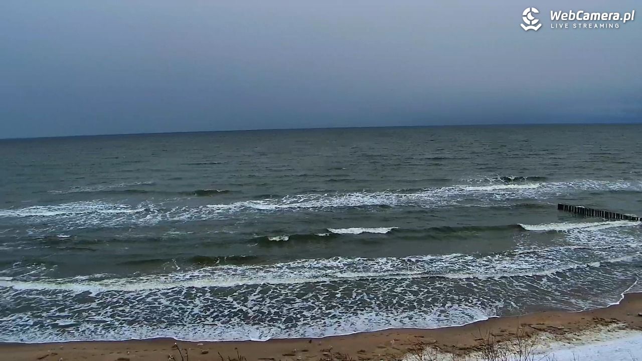 DZIWNÓW  - widok na plażę - 14 luty 2026, 10:09