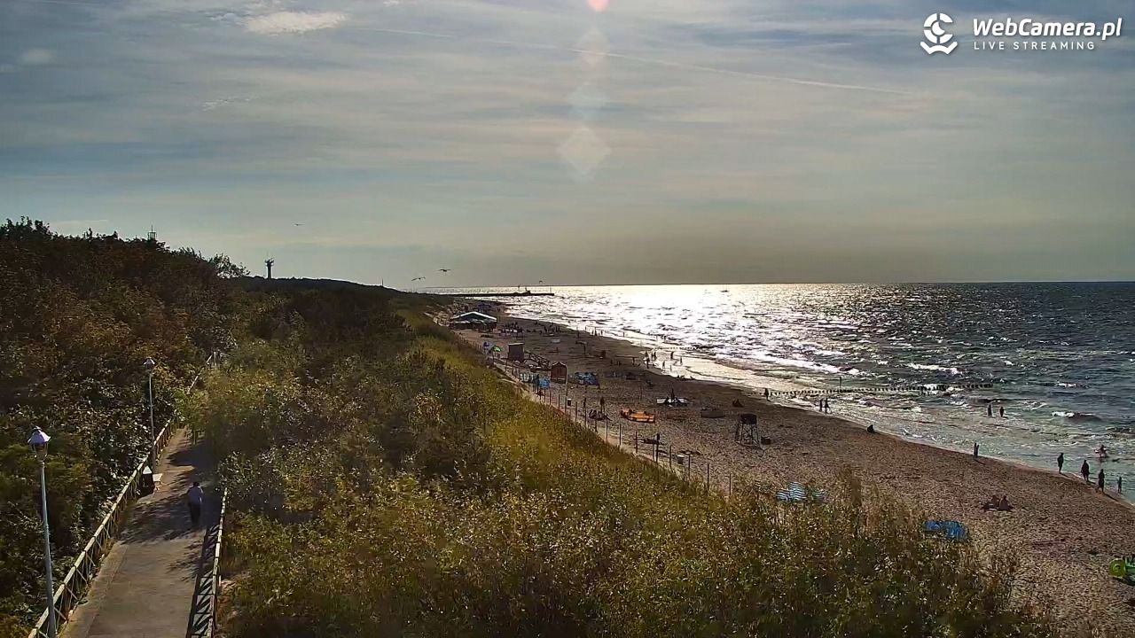 DZIWNÓW  - widok na plażę - 24 lipiec 2026, 17:52