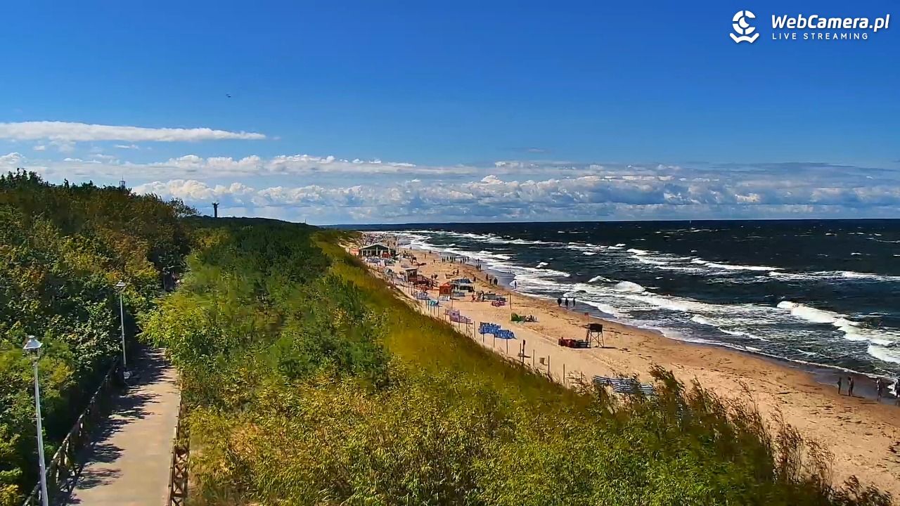 DZIWNÓW  - widok na plażę - 23 lipiec 2026, 13:55