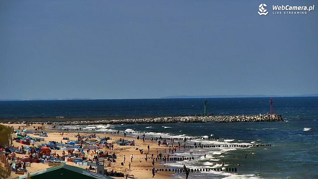 DZIWNÓW  - widok na plażę - 24 lipiec 2026, 13:01