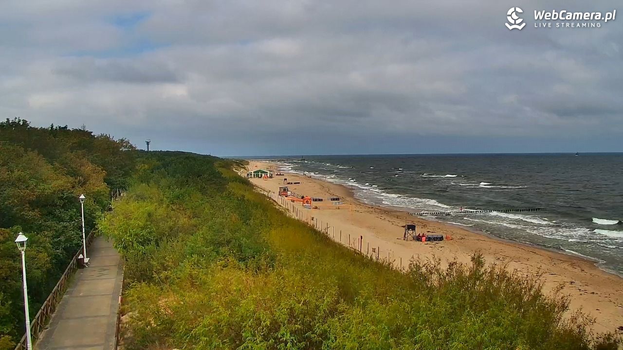 DZIWNÓW  - widok na plażę - 24 lipiec 2026, 09:48