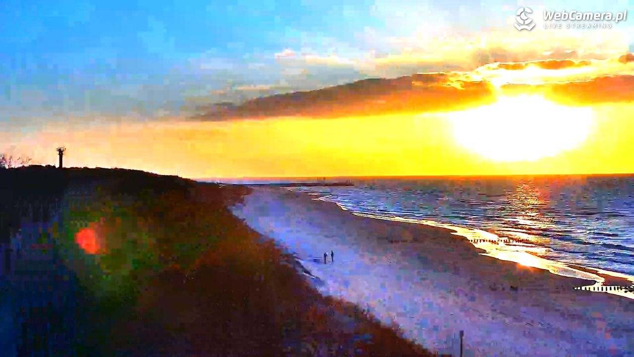 DZIWNÓW  - widok na plażę - 26 marzec 2026, 18:04