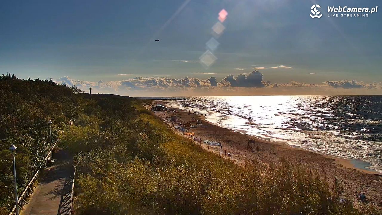 DZIWNÓW  - widok na plażę - 23 lipiec 2026, 18:21
