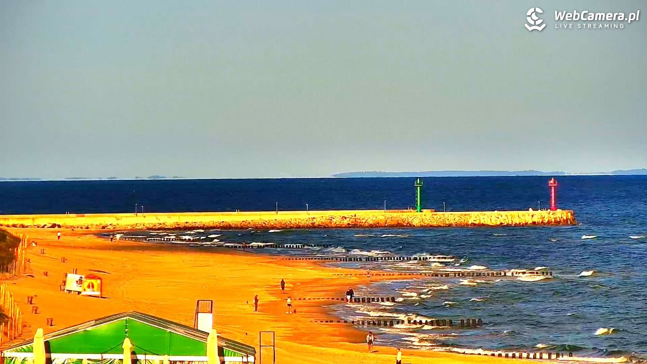DZIWNÓW  - widok na plażę - 08 sierpień 2026, 07:46