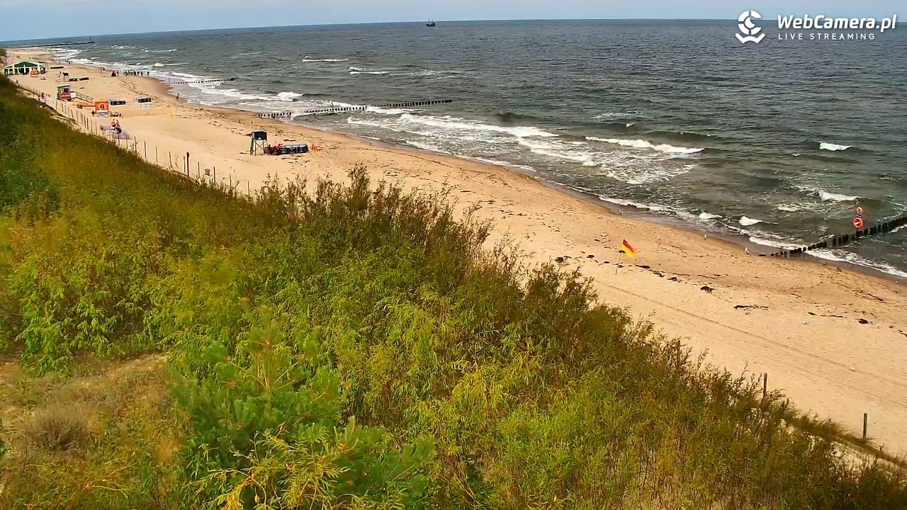 DZIWNÓW  - widok na plażę - 24 lipiec 2026, 10:45