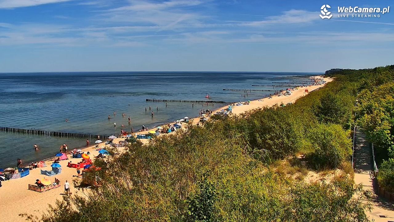 DZIWNÓW  - widok na plażę - 27 czerwiec 2026, 12:27