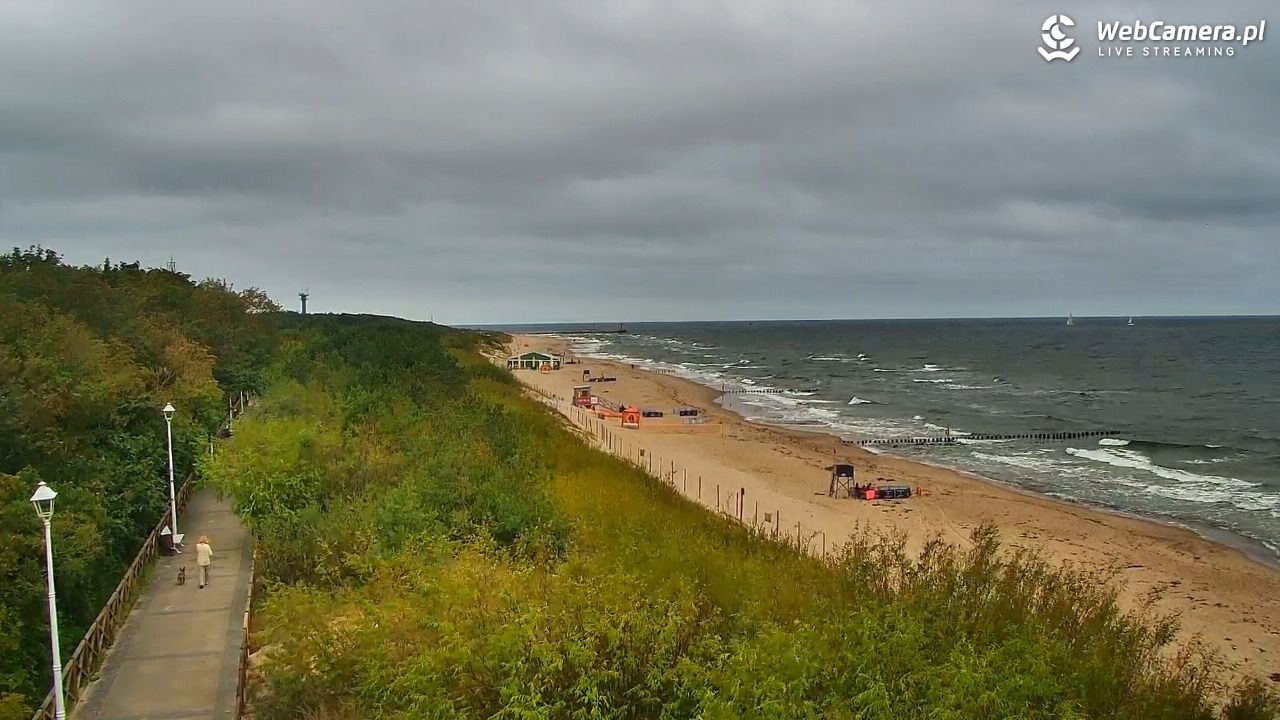 DZIWNÓW  - widok na plażę - 24 lipiec 2026, 09:06
