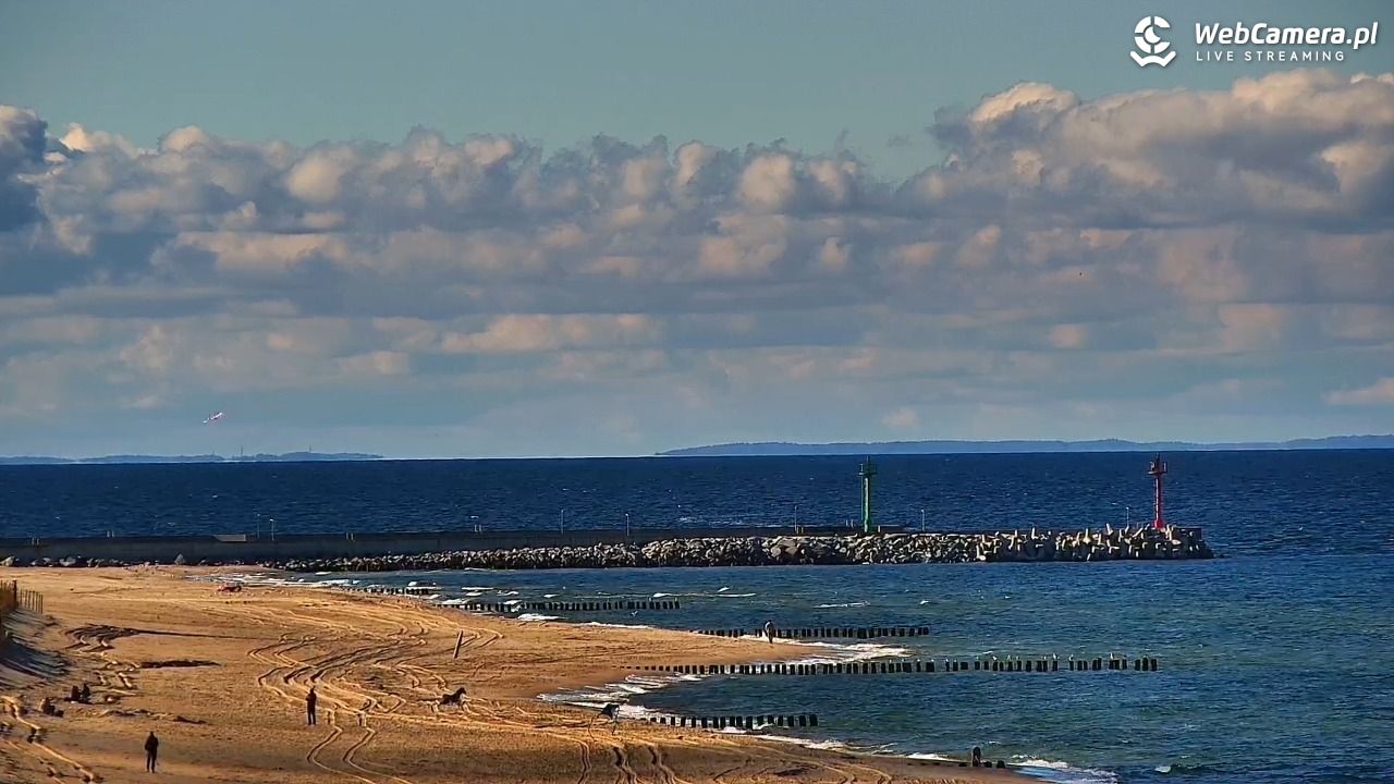 DZIWNÓW  - widok na plażę - 15 październik 2025, 13:10