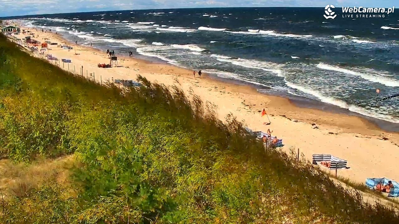DZIWNÓW  - widok na plażę - 23 lipiec 2026, 12:25
