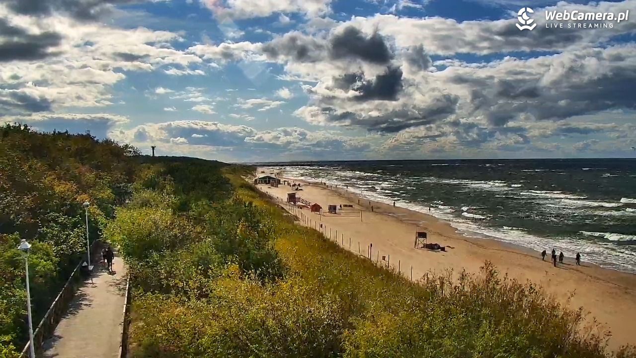 DZIWNÓW  - widok na plażę - 22 sierpień 2026, 16:20