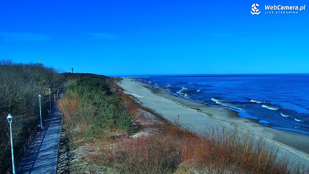 DZIWNÓW  - widok na plażę - 08 kwiecień 2026, 09:28