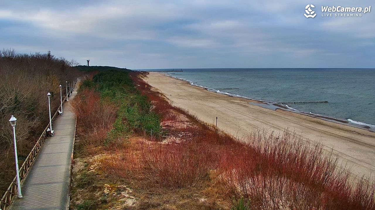 DZIWNÓW  - widok na plażę - 22 grudzień 2025, 11:08